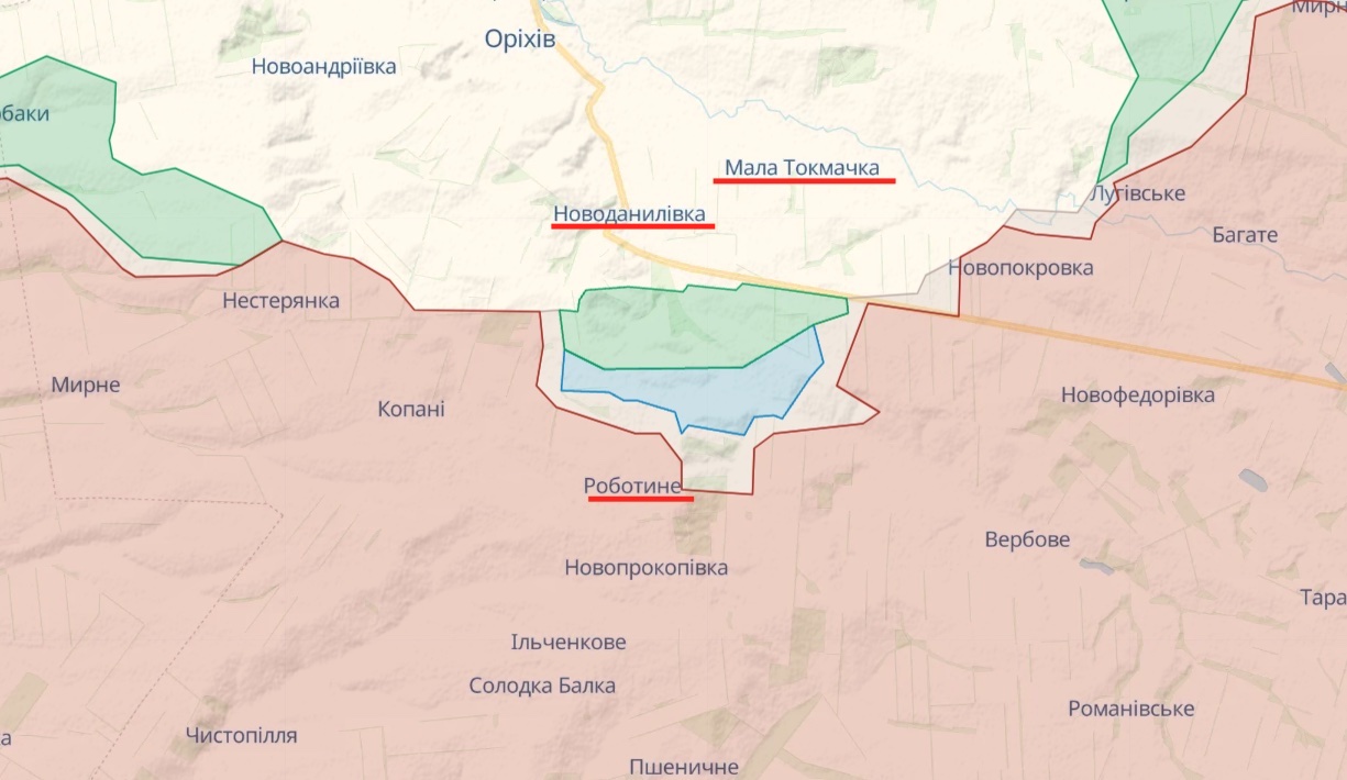 Маляр: На сході, де Росія атакує, минулий тиждень був вкрай складним – карта