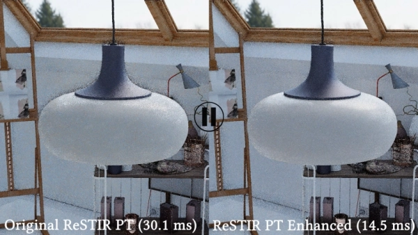 NVIDIA ReSTIR Ray Tracing пришвидшено у 3 рази 9