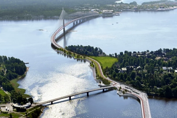 Найдовший у світі пішохідний міст відкрили у Фінляндії 6