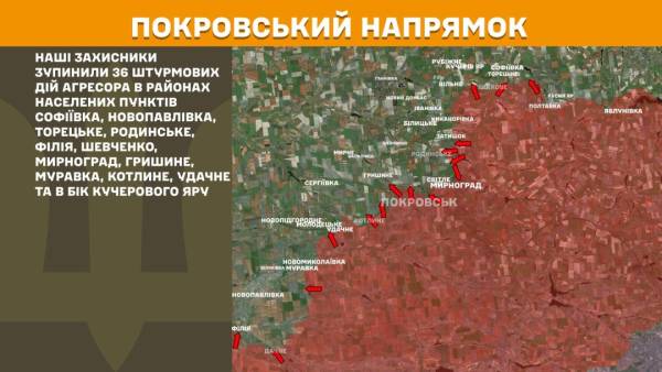 На передовій - 159 сутичок за 24 години, на Покровському напрямку відбито 36 атак противника 22