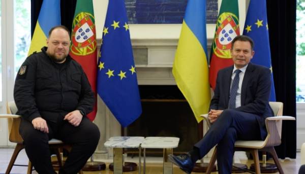 Стефанчук та глава уряду Португалії обговорили оборонну співпрацю та вступ України до ЄС 2 Стефанчук та глава уряду Португалії обговорили оборонну співпрацю та вступ України до ЄС 2