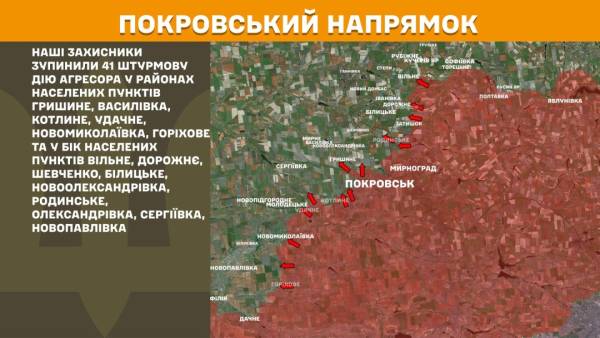 Протягом останньої доби на фронті відбулося 273 бойових зіткнення, найбільш напруженими виявилися Покровський та Гуляйпільський напрямки. 22 Протягом останньої доби на фронті відбулося 273 бойових зіткнення, найбільш напруженими виявилися Покровський та Гуляйпільський напрямки. 22