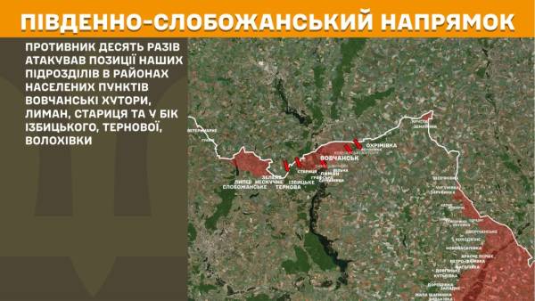 За останню добу на фронті відбулося 260 бойових зіткнень, найбільша інтенсивність боїв спостерігалася на Покровському та Гуляйпільському напрямках. 16 За останню добу на фронті відбулося 260 бойових зіткнень, найбільша інтенсивність боїв спостерігалася на Покровському та Гуляйпільському напрямках. 16