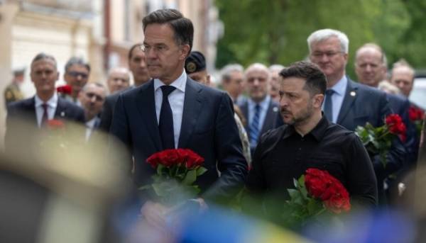 Зеленський та Рютте вшанували полеглих українських воїнів у Києві 18