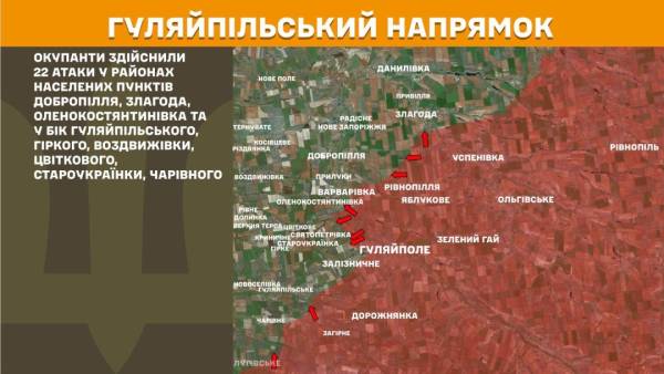 За минулу добу на передовій зафіксовано 221 бойове зіткнення, найінтенсивніші бої точаться на Покровському та Гуляйпільському напрямках. 24 За минулу добу на передовій зафіксовано 221 бойове зіткнення, найінтенсивніші бої точаться на Покровському та Гуляйпільському напрямках. 24