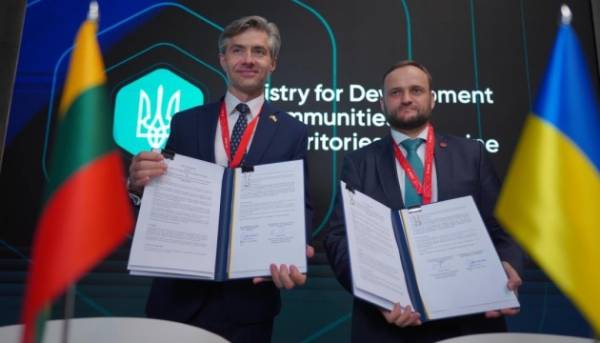 Україна та Литва досягли домовленості щодо поглиблення партнерства між муніципалітетами.