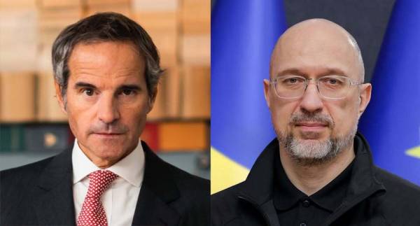 Шмигаль провів переговори з Гроссі щодо безпеки ядерних об'єктів України та відновлення безпечного стану Чорнобильської АЕС 4 Шмигаль провів переговори з Гроссі щодо безпеки ядерних об'єктів України та відновлення безпечного стану Чорнобильської АЕС 4