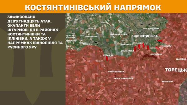 Протягом минулої доби на фронті зафіксовано 260 бойових зіткнень, причому 44 з них сталися на Покровському напрямку. 19