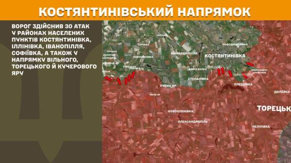 Ворог найактивніше наступає на Покровському та Костянтинівському напрямках, за минулу добу на фронті відбулося 279 бойових зіткнень. 21 Ворог найактивніше наступає на Покровському та Костянтинівському напрямках, за минулу добу на фронті відбулося 279 бойових зіткнень. 21