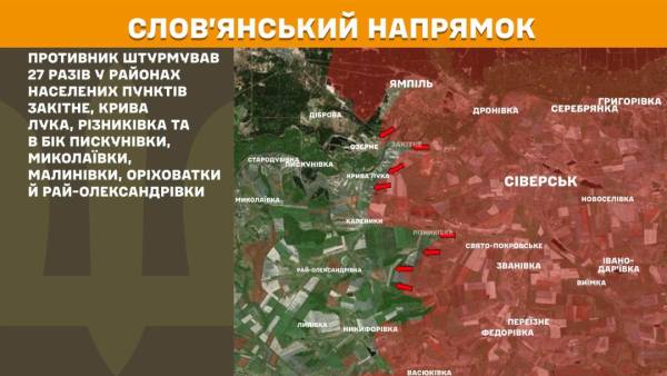 За минулу добу на лінії фронту відбулося 219 бойових зіткнень, найбільша кількість наступальних дій з боку противника зафіксована на трьох напрямках. 19