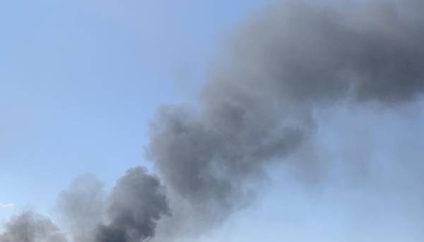 Головна 24 Загорання сталося за два кілометри від Запорізької АЕС, на Запорізькій тепловій електростанції.