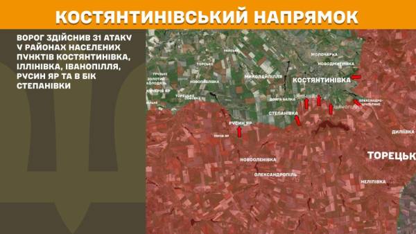 Протягом останньої доби на передовій відбулося 272 бойові зіткнення. Найбільш напружена ситуація спостерігається на Покровському та Костянтинівському напрямках. 21 Протягом останньої доби на передовій відбулося 272 бойові зіткнення. Найбільш напружена ситуація спостерігається на Покровському та Костянтинівському напрямках. 21