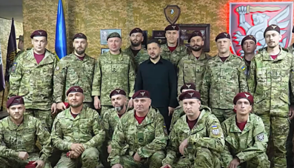 Зустріч Зеленського та Драпатого з військовими на Олександрівському напрямку