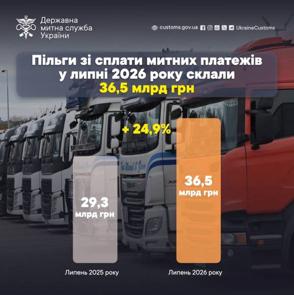 Імпортери в липні скористалися митними пільгами на суму 36,5 мільярда гривень: які товари отримали найбільші переваги 4