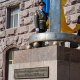 Український стяг урочисто підняли неподалік від будівлі Київської міської державної адміністрації. 10 Український стяг урочисто підняли неподалік від будівлі Київської міської державної адміністрації. 10