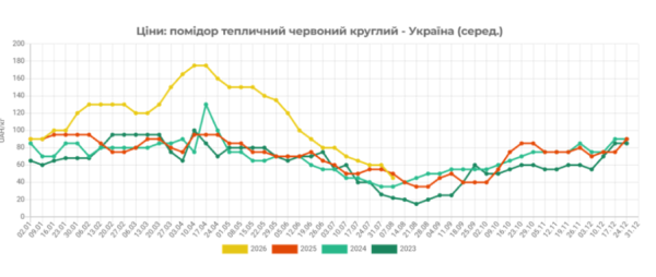 Вітчизняні тепличні томати коштують на 25% менше, ніж минулого року. 4