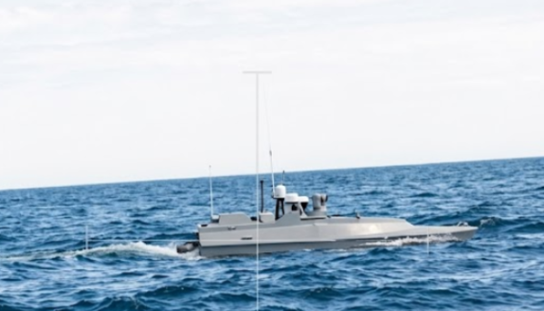 ВМС зафільмували перший в історії бій морських дронів