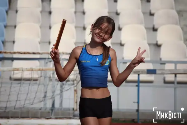 Легкоатлети на змаганнях у Миколаєві.